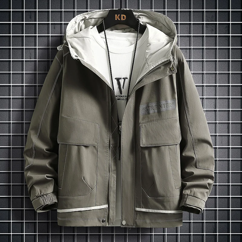 Lightweight Jacket Top Outerwear Windbreaker Windproof Hooded Casual Fashion Coat Cardigan Spring Autumn Men Long Sleeve Clothes
Lightweight Jacket Top Outerwear Windbreaker Windproof Hooded Casual Fashion Coat Cardigan Spring Autumn Men Long Sleeve Clothes