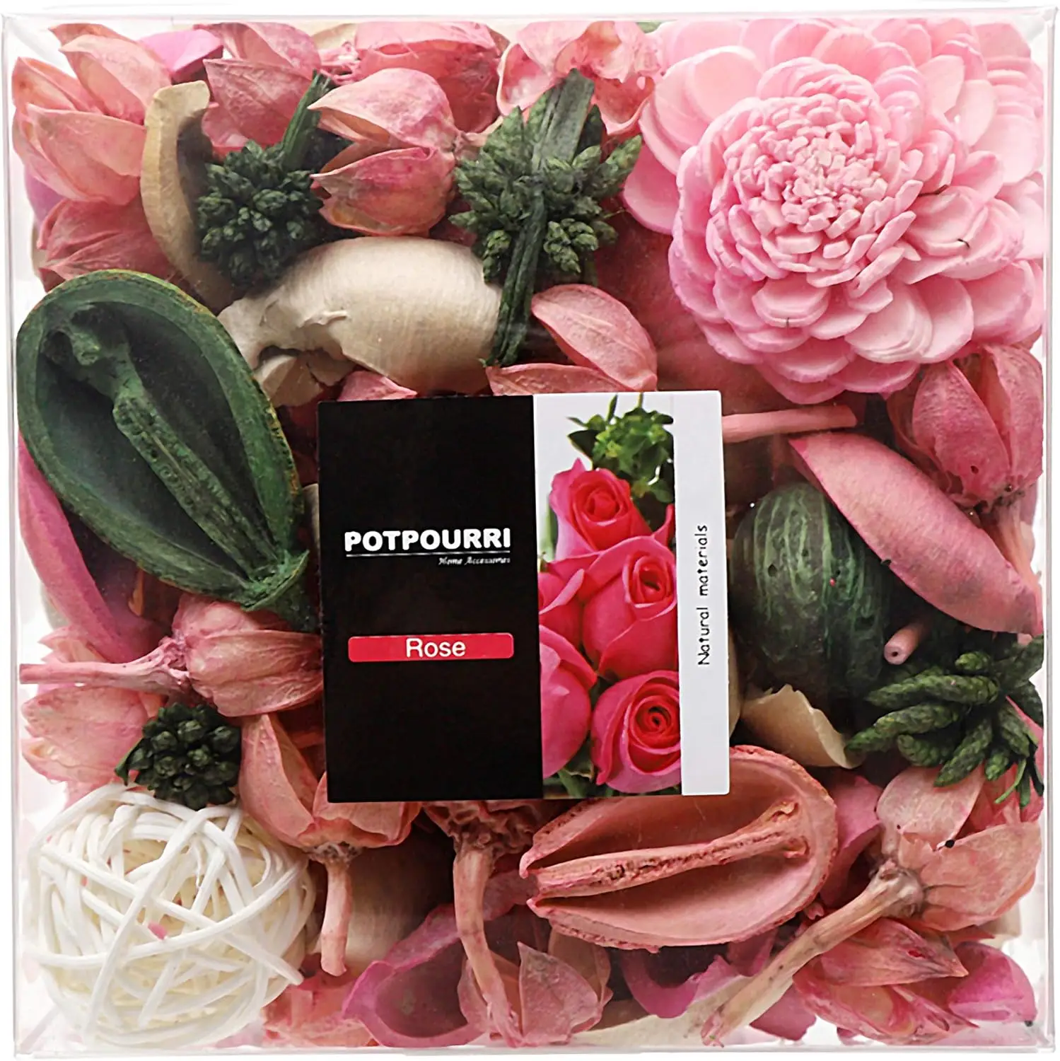 Rose Scented Potpourri Bowl Filler Dried Flower, 9.8 oz Pink Decorative Home Fragrance for Bathroom and Gift
Rose Scented Potpourri Bowl Filler Dried Flower, 9.8 oz Pink Decorative Home Fragrance for Bathroom and Gift