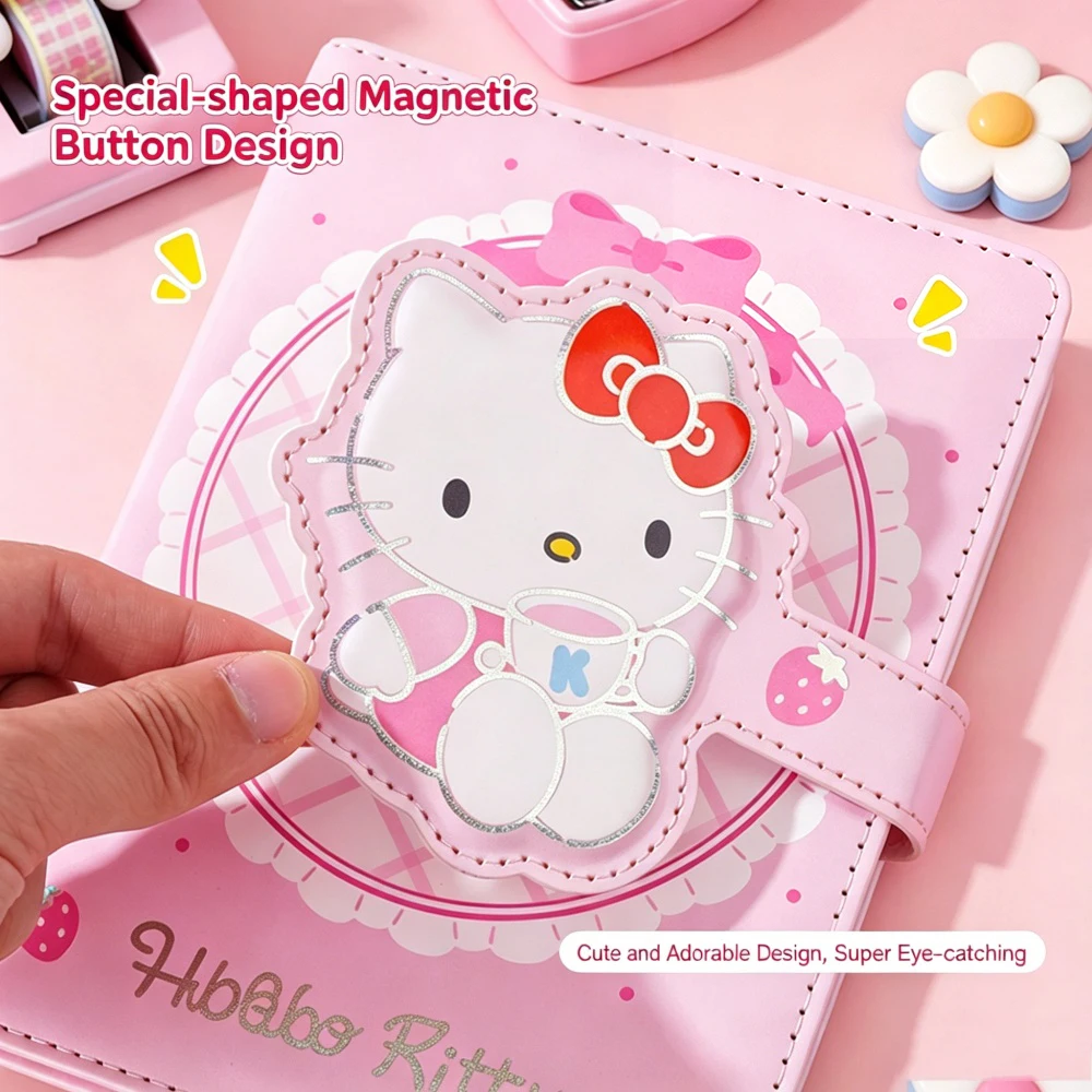 Genuine Sanrio Hello Kitty A5 Magnetic Buckle Notebook Cartoon Kt Cat Planner For School Office Stationery Travel Journal Gifts
Genuine Sanrio Hello Kitty A5 Magnetic Buckle Notebook Cartoon Kt Cat Planner For School Office Stationery Travel Journal Gifts
