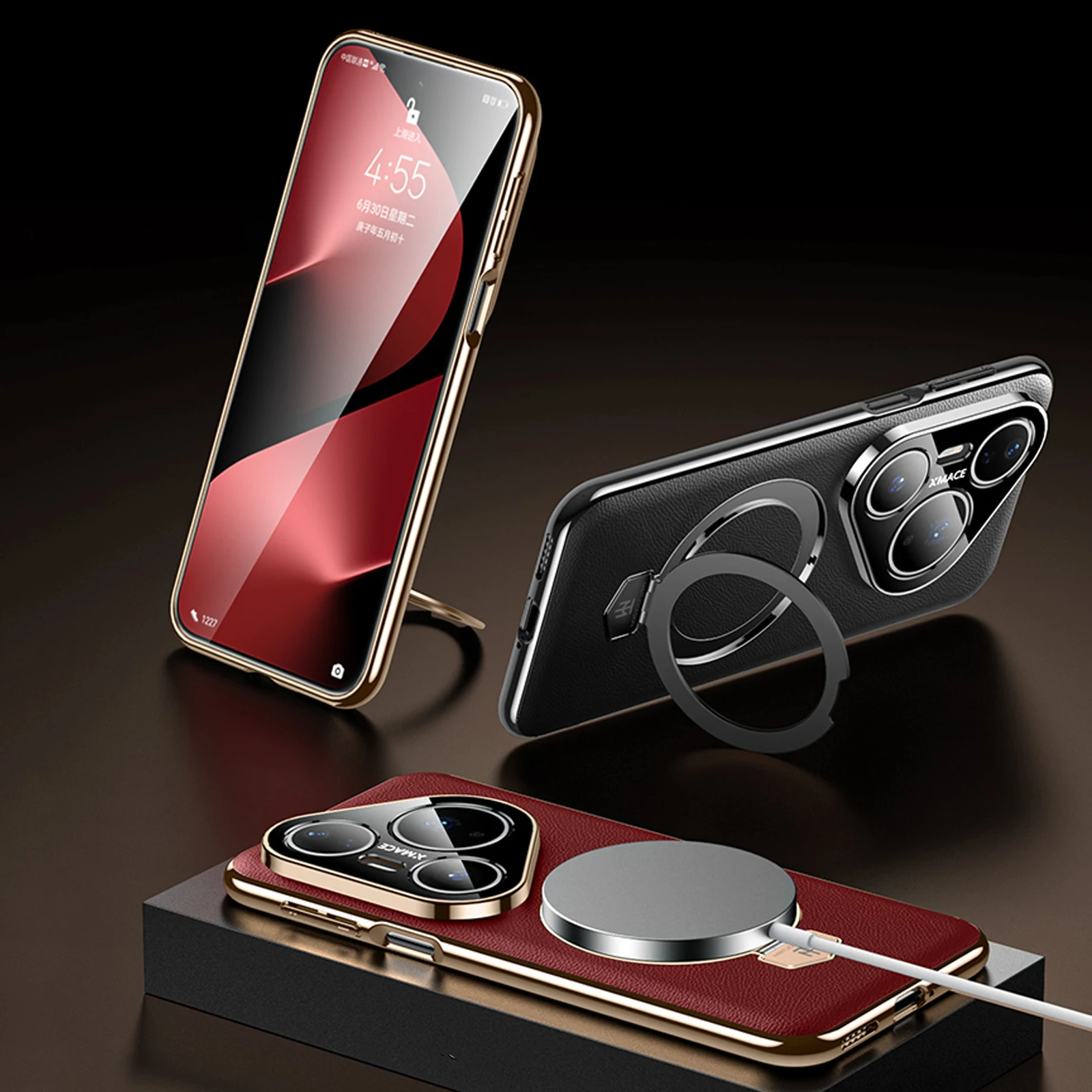 Leather Electroplating Wireless Charging Magnetic Kickstand Case For Huawei Pura 70 80 Pro 80 Ultra Slim Camera Protection Cover
Leather Electroplating Wireless Charging Magnetic Kickstand Case For Huawei Pura 70 80 Pro 80 Ultra Slim Camera Protection Cover