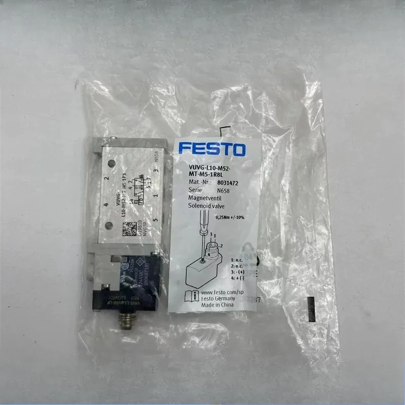 Parts forFESTO solenoid valve VUVG L10 M52 MT 1P3 1H2L W1 574359 578163
Parts forFESTO solenoid valve VUVG L10 M52 MT 1P3 1H2L W1 574359 578163