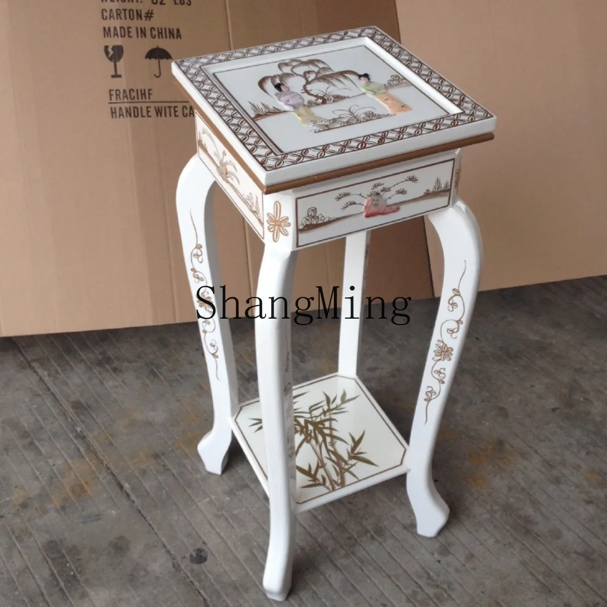 CL Modern Minimalist Retro Light Luxury High-End Home Sofa Side Table Flower Stand
CL Modern Minimalist Retro Light Luxury High-End Home Sofa Side Table Flower Stand