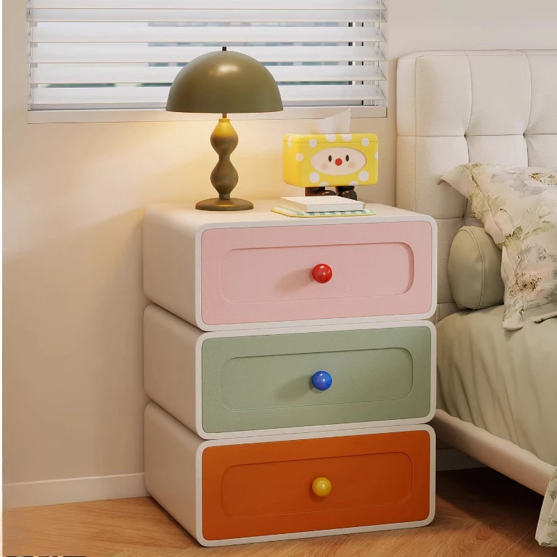 Solid Wood Nightstand Cream Style Dopamine Bedside Table for Bedroom Kids Room Compact Storage Cabinet High-End Organizer Drawer
Solid Wood Nightstand Cream Style Dopamine Bedside Table for Bedroom Kids Room Compact Storage Cabinet High-End Organizer Drawer