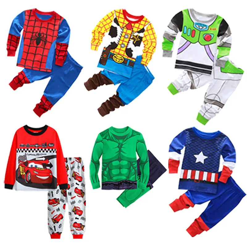 MINISO Spring Autumn Children's Clothing Spider-Man Superhero Boys Pajamas Long Sleeve Cotton Winter Kids Pjs 2 to 3 4 5 6 7 Yrs
MINISO Spring Autumn Children's Clothing Spider-Man Superhero Boys Pajamas Long Sleeve Cotton Winter Kids Pjs 2 to 3 4 5 6 7 Yrs