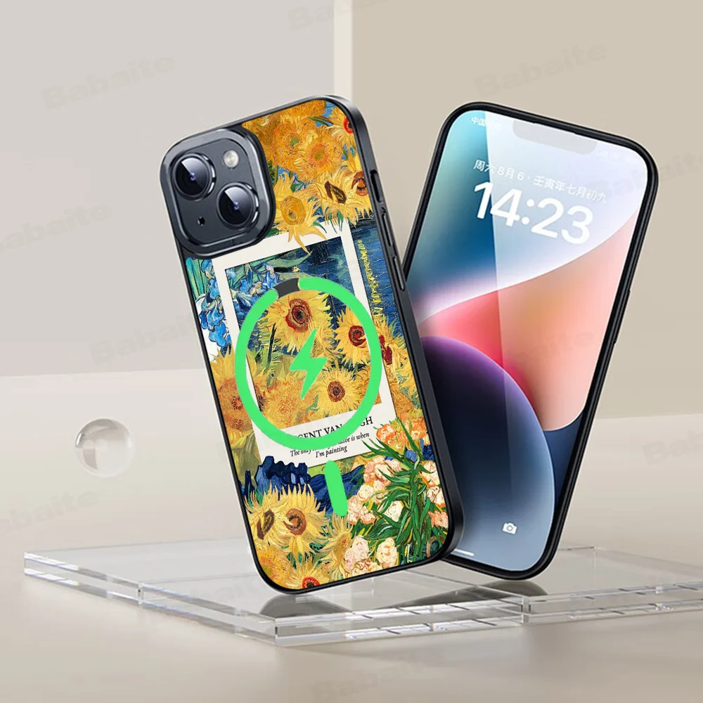 S-Sun Sunflower Phone Case Magnetic Case For IPhone 16 14 13 12 11 15 Pro Max Plus For Magsafe Wireless Charge Cover
S-Sun Sunflower Phone Case Magnetic Case For IPhone 16 14 13 12 11 15 Pro Max Plus For Magsafe Wireless Charge Cover