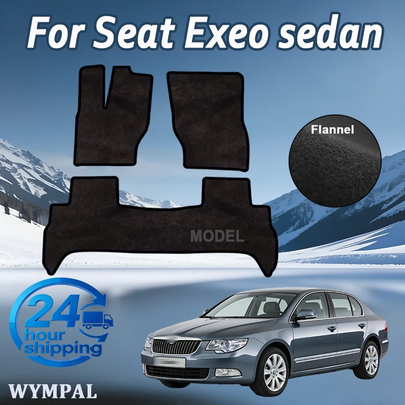 Flannel velour car mats for Seat Exeo sedan, station wagon (2008-2015) -black
Flannel velour car mats for Seat Exeo sedan, station wagon (2008-2015) -black