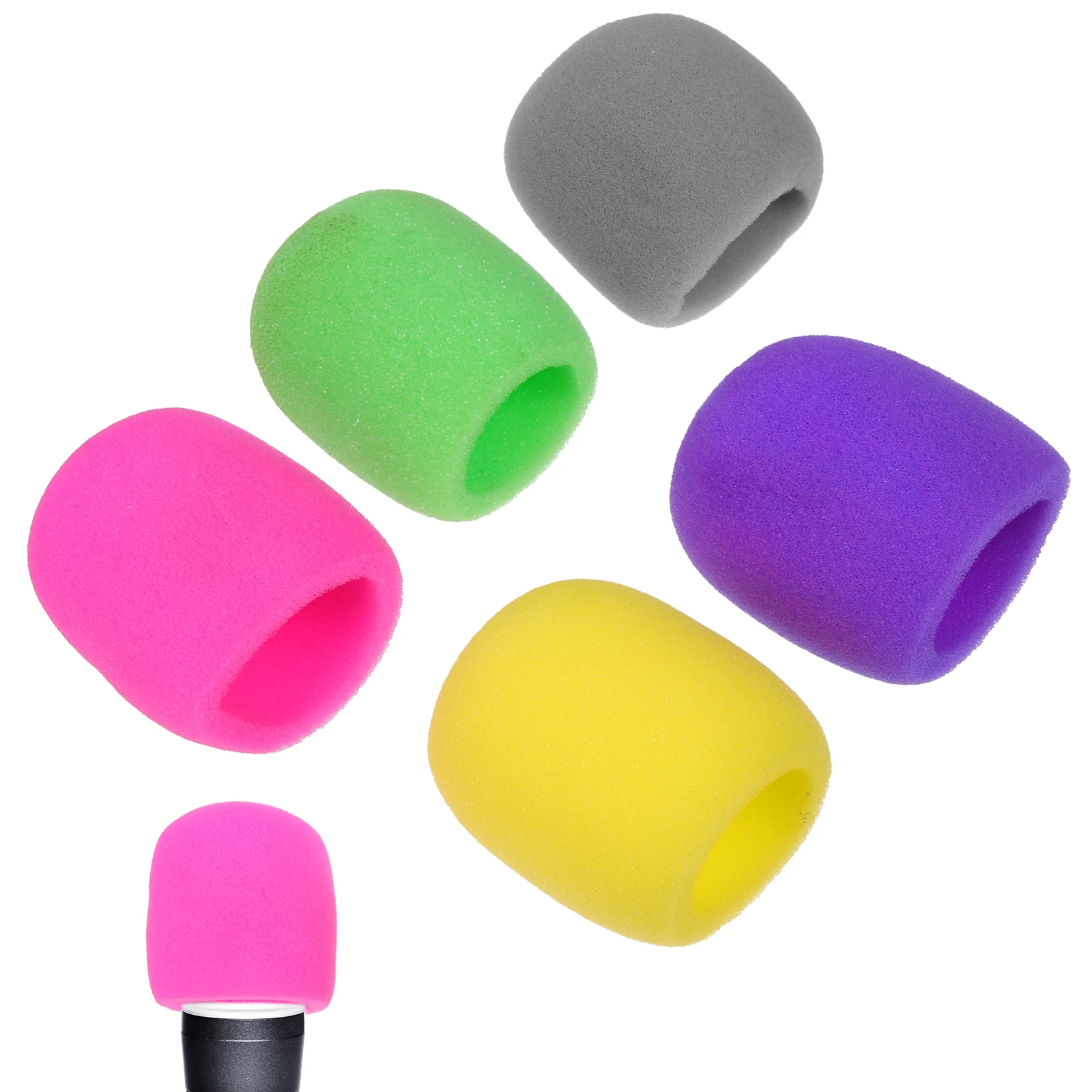 10pcs Microphone Covers Disposable Pop Filter Sponge Protection Accessories for Most Mics Soundproof Wind Interference
10pcs Microphone Covers Disposable Pop Filter Sponge Protection Accessories for Most Mics Soundproof Wind Interference