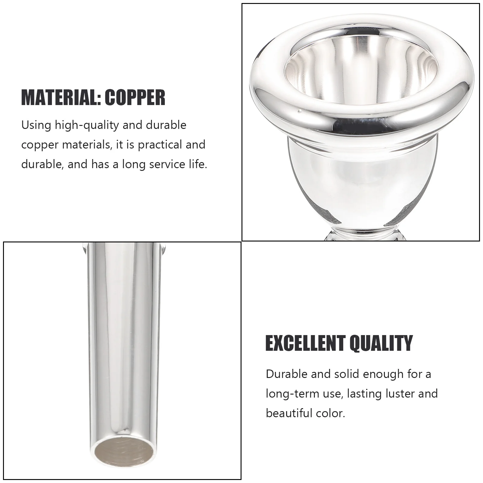 Copper Mouthpiece For Euphonium Durable Replacement Part Professional Wind Instrument Accessory Musical Supply
Copper Mouthpiece For Euphonium Durable Replacement Part Professional Wind Instrument Accessory Musical Supply