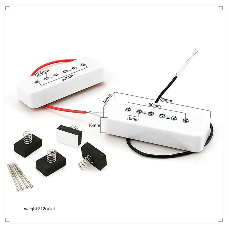 P90 Electric Guitar Pickup Neck Bridge Pickups 50Mm/52Mm Pole Spacing For Electric Guitar Parts Accessories
P90 Electric Guitar Pickup Neck Bridge Pickups 50Mm/52Mm Pole Spacing For Electric Guitar Parts Accessories