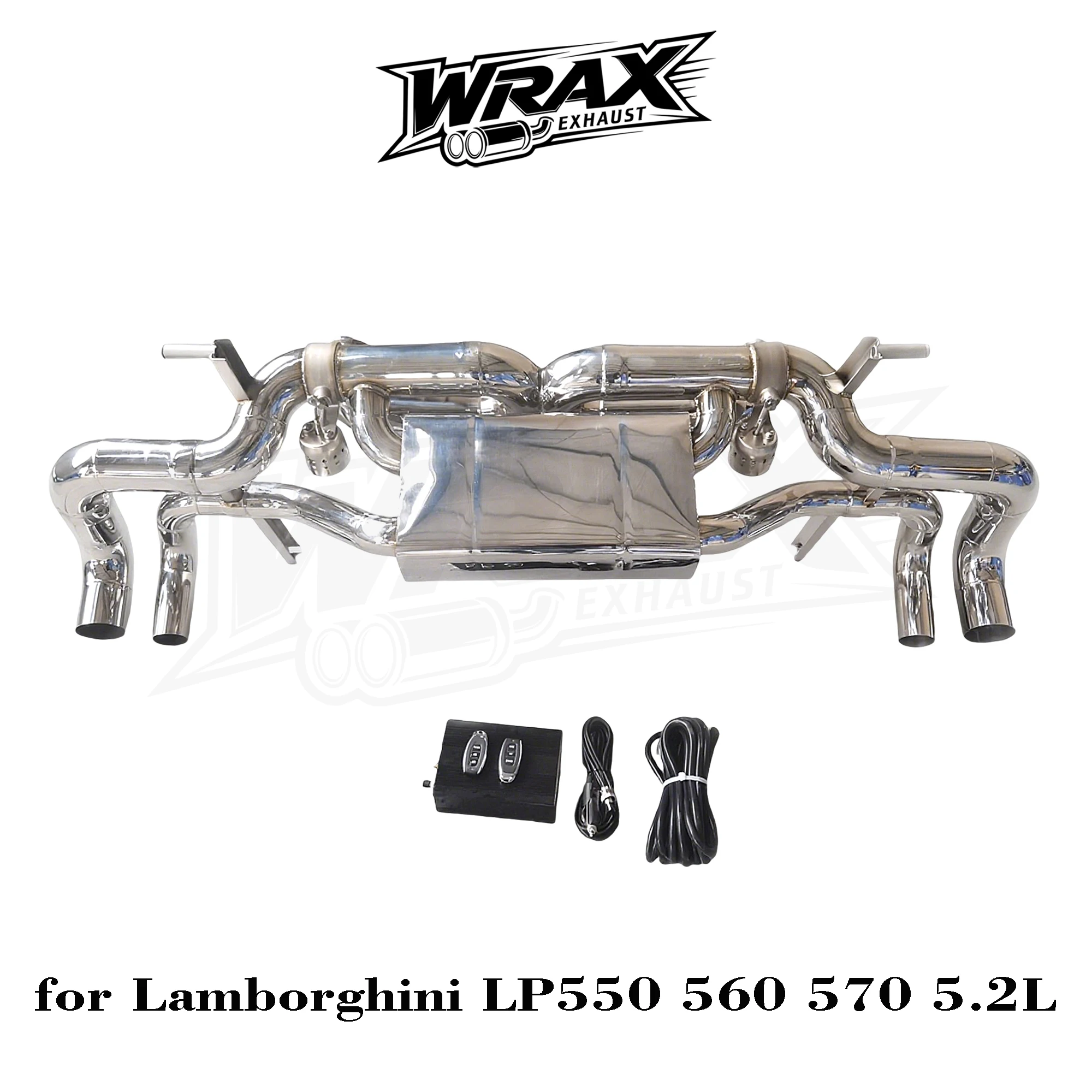 Спортивная выхлопная система WRAX для Lamborghini LP550 560 570 5.2L, нержавеющая сталь SS304, с клапаном, Catback, X-образная труба, спортивный стиль, агрессивный звук
Спортивная выхлопная система WRAX для Lamborghini LP550 560 570 5.2L, нержавеющая сталь SS304, с клапаном, Catback, X-образная труба, спортивный стиль, агрессивный звук