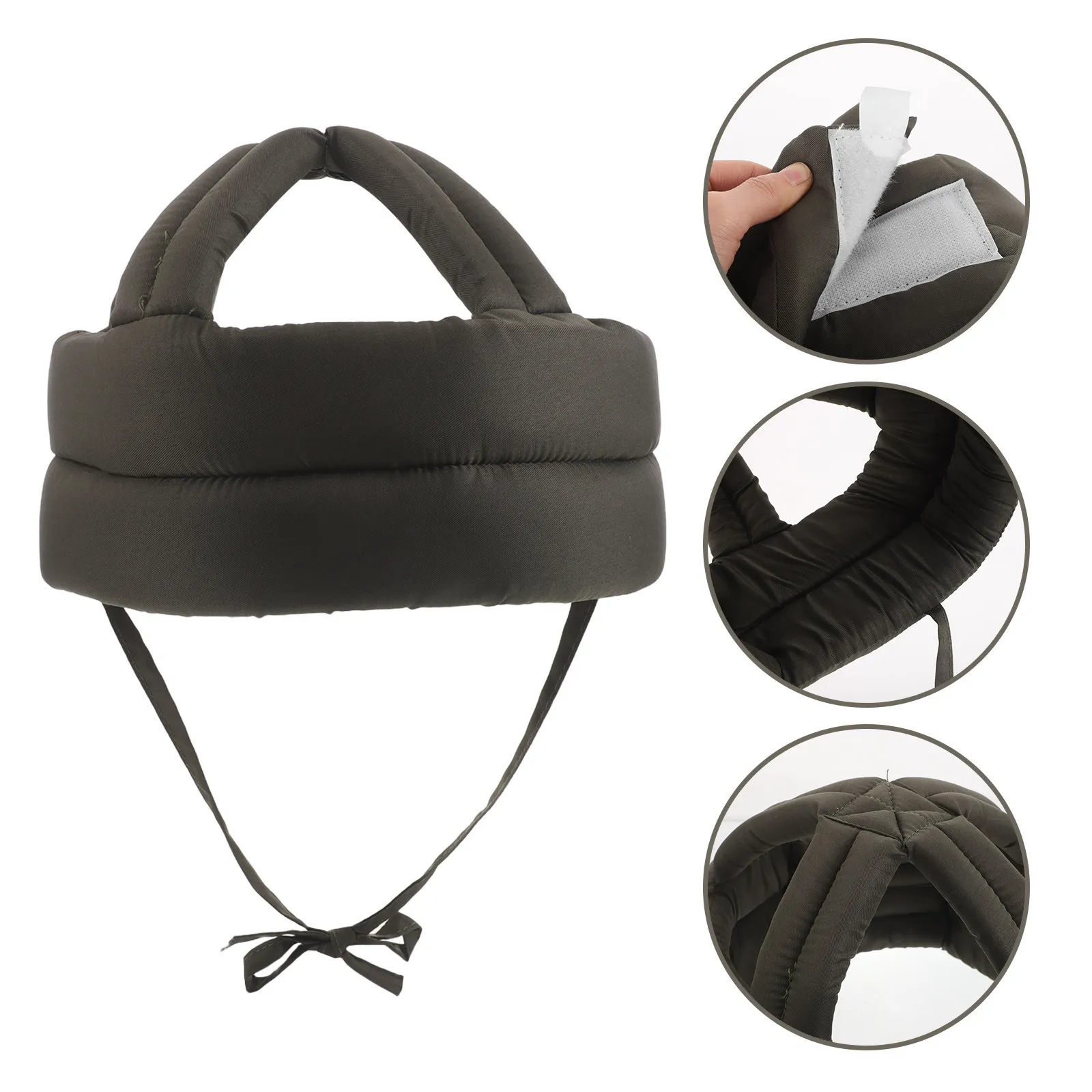 Senior Safety Thick Soft Padded Head Protector Adjustable Chin Strap Adult Protective for Balance Disorders
Senior Safety Thick Soft Padded Head Protector Adjustable Chin Strap Adult Protective for Balance Disorders