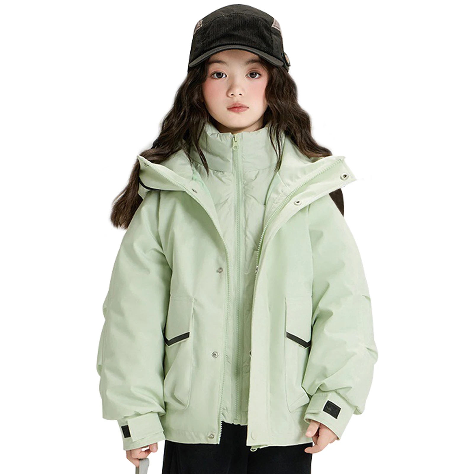 Girl's Waterproof Windbreaker Coat,Warm Thick Snow Jacket,2-Piece Boys Interchange Jacket,Outdoor 3 IN 1 Children's Ski Outwear
Girl's Waterproof Windbreaker Coat,Warm Thick Snow Jacket,2-Piece Boys Interchange Jacket,Outdoor 3 IN 1 Children's Ski Outwear