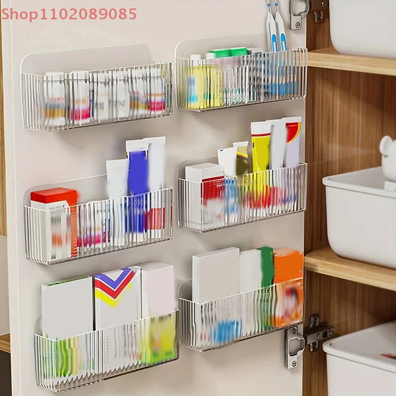 Mirror Cabinet Storage Box Punch-free Wall-mounted With Partitions Bathroom Mirror Cabinet Cosmetics Lipstick Mask Storage Rack 
Mirror Cabinet Storage Box Punch-free Wall-mounted With Partitions Bathroom Mirror Cabinet Cosmetics Lipstick Mask Storage Rack
