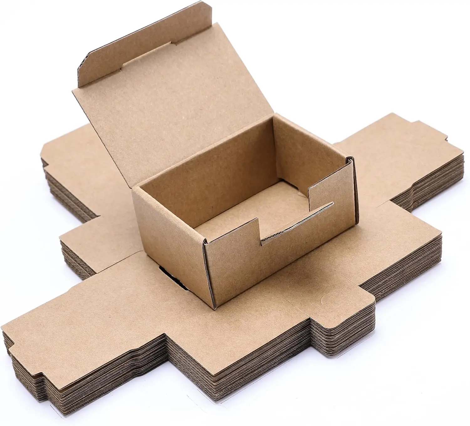 10-Pack 3.5x2.2x1.6 Inch Corrugated Cardboard Boxes for Mailing & Storage
10-Pack 3.5x2.2x1.6 Inch Corrugated Cardboard Boxes for Mailing & Storage
