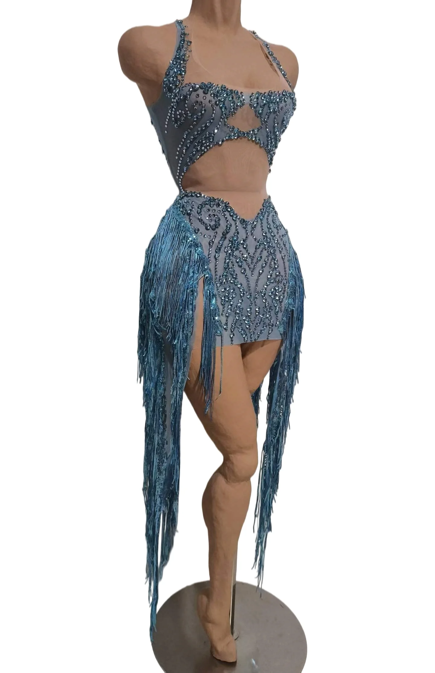 Women Tassel Fringe Exotic Vegas Showgirl Drag Costumes Sparkly Birthday Outfits Backless Mesh Night Clubwear
Women Tassel Fringe Exotic Vegas Showgirl Drag Costumes Sparkly Birthday Outfits Backless Mesh Night Clubwear