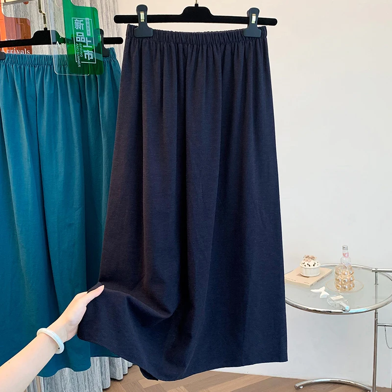 Summer Cotton Linen Blend Breathable Loose Simple Ba Split Midi Skirt Women Color Elastic Waist Skirts
Summer Cotton Linen Blend Breathable Loose Simple Ba Split Midi Skirt Women Color Elastic Waist Skirts