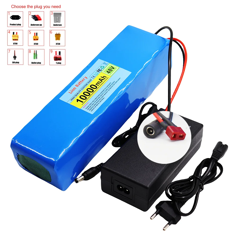 2025 New 48V 10Ah 500W 13S3P DC&T Lithium Ion Battery Pack Suitable for 48V Motors with BMS+54.6V Charger
2025 New 48V 10Ah 500W 13S3P DC&T Lithium Ion Battery Pack Suitable for 48V Motors with BMS+54.6V Charger