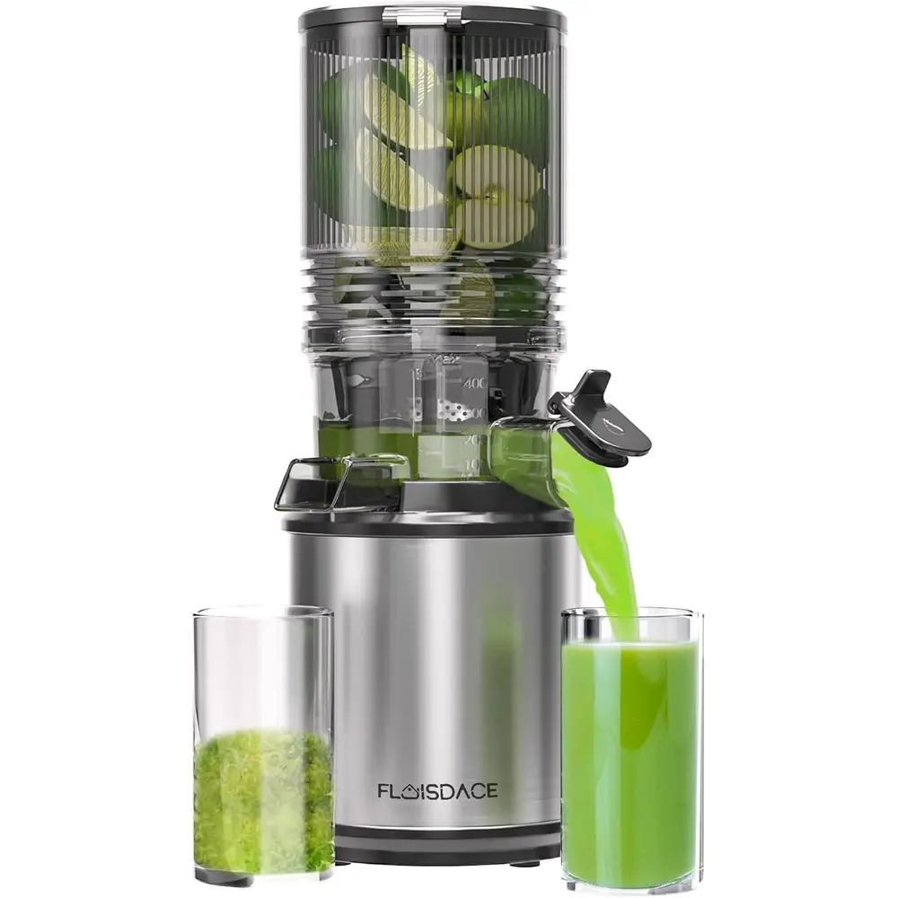 6.5 Wide Feed Chute Electric Masticating Juicer, 350W, Slow Juicer for Whole Fruits and Vegetables - Easy Clean & Assemble
6.5 Wide Feed Chute Electric Masticating Juicer, 350W, Slow Juicer for Whole Fruits and Vegetables - Easy Clean & Assemble