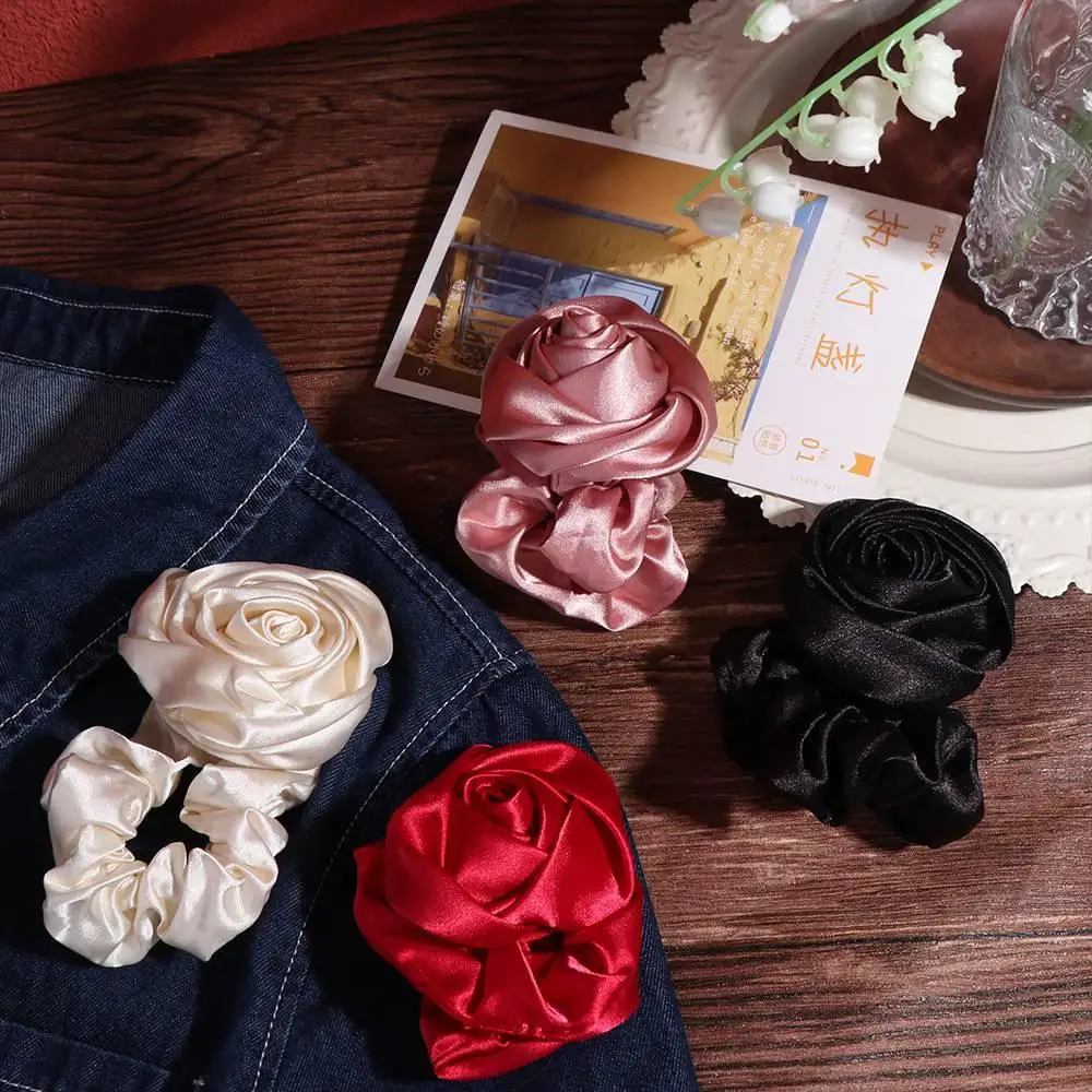 Large Intestine Hair Ring Flower Girl Hair Band Korean Style Headwear Silk Satin Hair Tie Women Hair Accessories Rose Hair Rope
Large Intestine Hair Ring Flower Girl Hair Band Korean Style Headwear Silk Satin Hair Tie Women Hair Accessories Rose Hair Rope