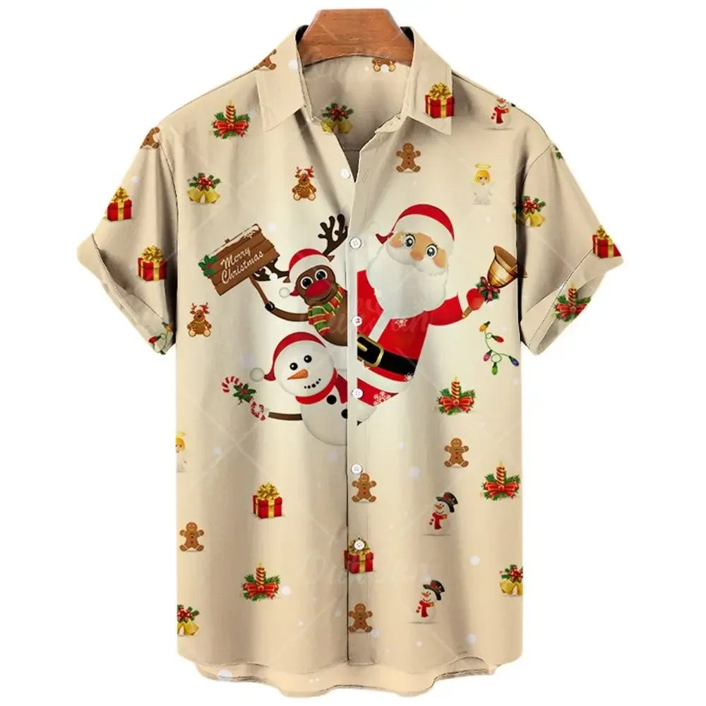 Men's Christmas Shirt, 3d Santa Print Short Sleeve T-shirt, Holiday Party Casual Christmas Shirt, Oversized T-shirt, 2024 Shirt
Men's Christmas Shirt, 3d Santa Print Short Sleeve T-shirt, Holiday Party Casual Christmas Shirt, Oversized T-shirt, 2024 Shirt