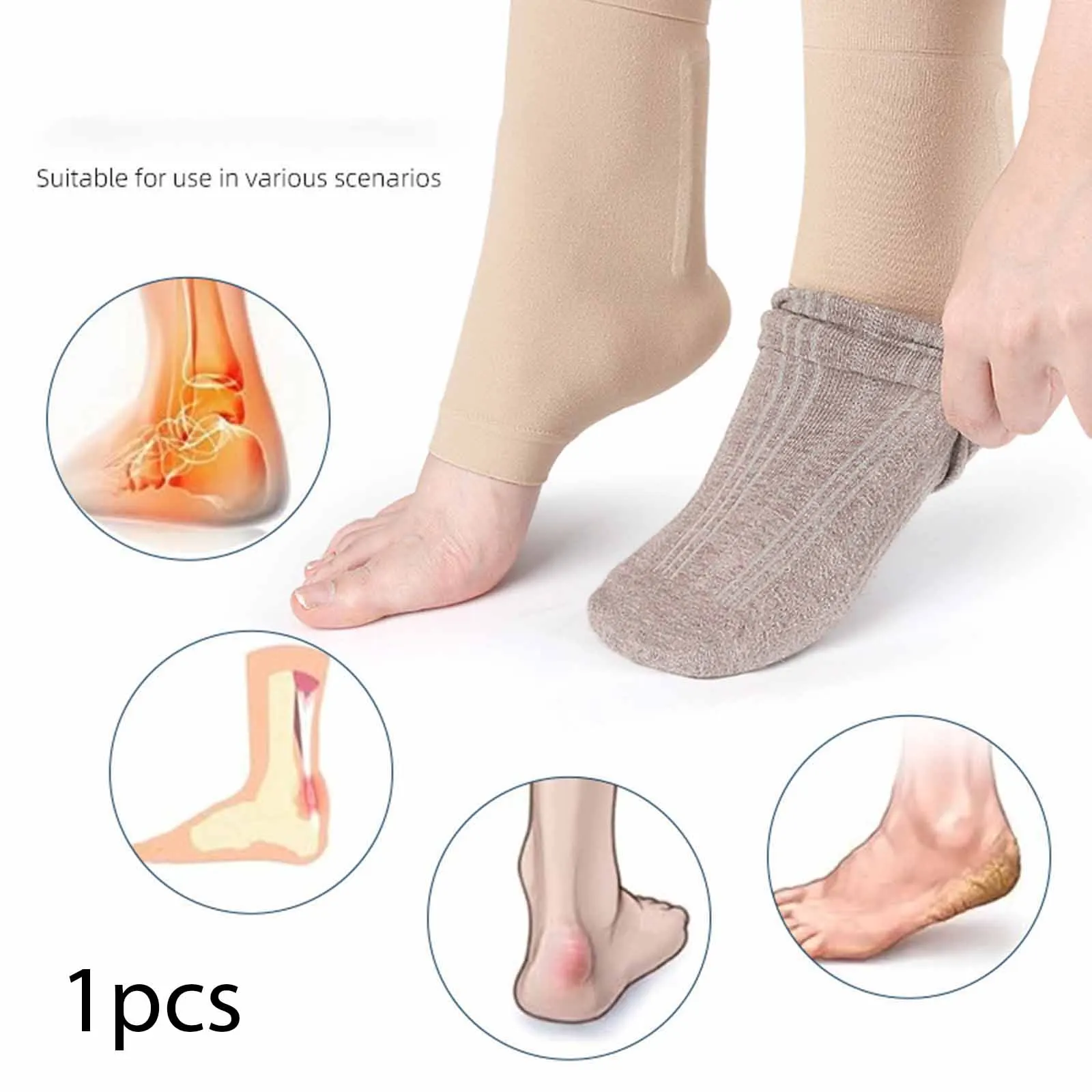 Padded Protection Socks Foot Ankle Brace Sock Arch Support Cushioning Sports Socks for Outdoor Training Basketball Volleyball
Padded Protection Socks Foot Ankle Brace Sock Arch Support Cushioning Sports Socks for Outdoor Training Basketball Volleyball