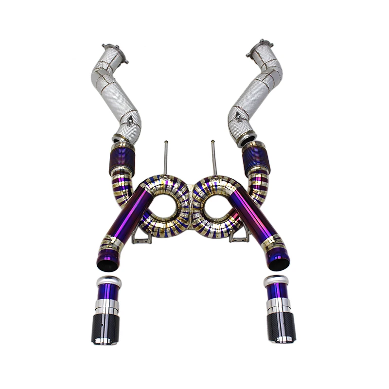 Auto Exhaust System For Mclaren 720s 4.0 2017-2019 Sport Car X Pipe Muffler SS304 Exhaust Downpipe Titanium Catback Muffler
Auto Exhaust System For Mclaren 720s 4.0 2017-2019 Sport Car X Pipe Muffler SS304 Exhaust Downpipe Titanium Catback Muffler