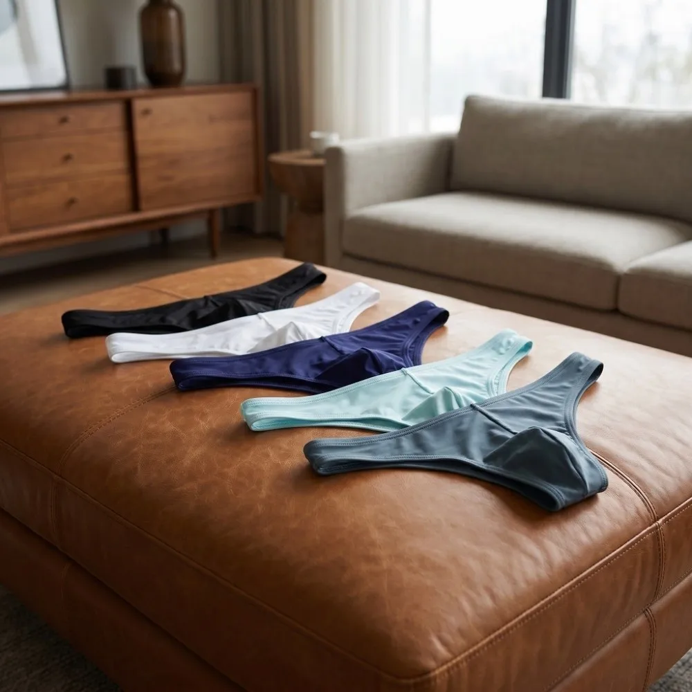 Soft Low Waist Men Ice Silk Thongs Thin Strap Underpants Men's Panties Underwear T-back Male Briefs Sports
Soft Low Waist Men Ice Silk Thongs Thin Strap Underpants Men's Panties Underwear T-back Male Briefs Sports