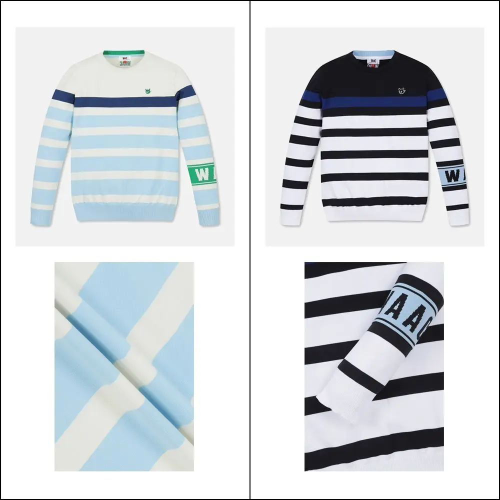 Men's Striped Golf Sweater Korean Style Athletic High-Stretch Pullover Premium Trendy Knitwear
Men's Striped Golf Sweater Korean Style Athletic High-Stretch Pullover Premium Trendy Knitwear