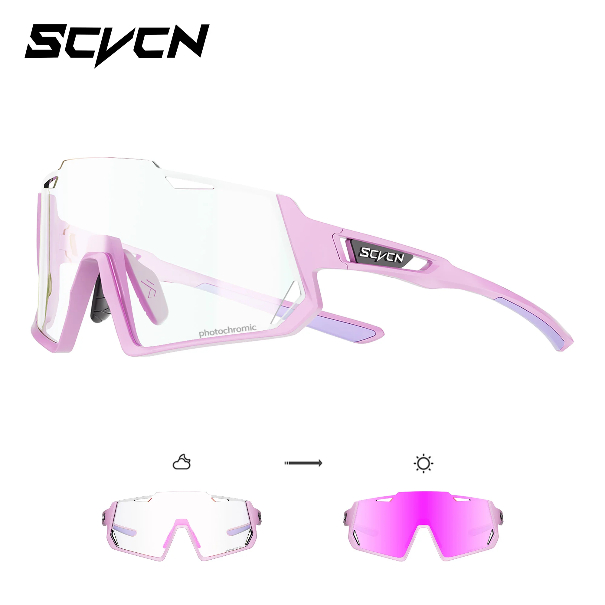 SCVCN Photochromic Cycling Glasses Fashion Outdoor Bicycle Running Hiking Drive Sports Protective Glasses MTB Road Sunglasses
SCVCN Photochromic Cycling Glasses Fashion Outdoor Bicycle Running Hiking Drive Sports Protective Glasses MTB Road Sunglasses