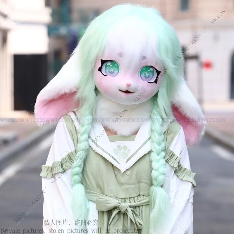 Furry Animal Cosplay Costume Cute Cat Girl Animal Head Comic Exhibition Wearable Kig Head Anime Cat Mask Outfit Lop Rabbit
Furry Animal Cosplay Costume Cute Cat Girl Animal Head Comic Exhibition Wearable Kig Head Anime Cat Mask Outfit Lop Rabbit