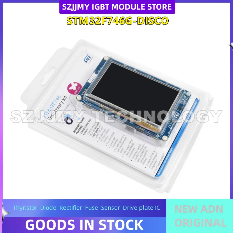 ST STM32F746G-DISCO STM32F746 Плата разработки Cortex-M7, совместимая с Arduino НОВЫЙ ОРИГИНАЛ НА СКЛАДЕ
ST STM32F746G-DISCO STM32F746 Плата разработки Cortex-M7, совместимая с Arduino НОВЫЙ ОРИГИНАЛ НА СКЛАДЕ