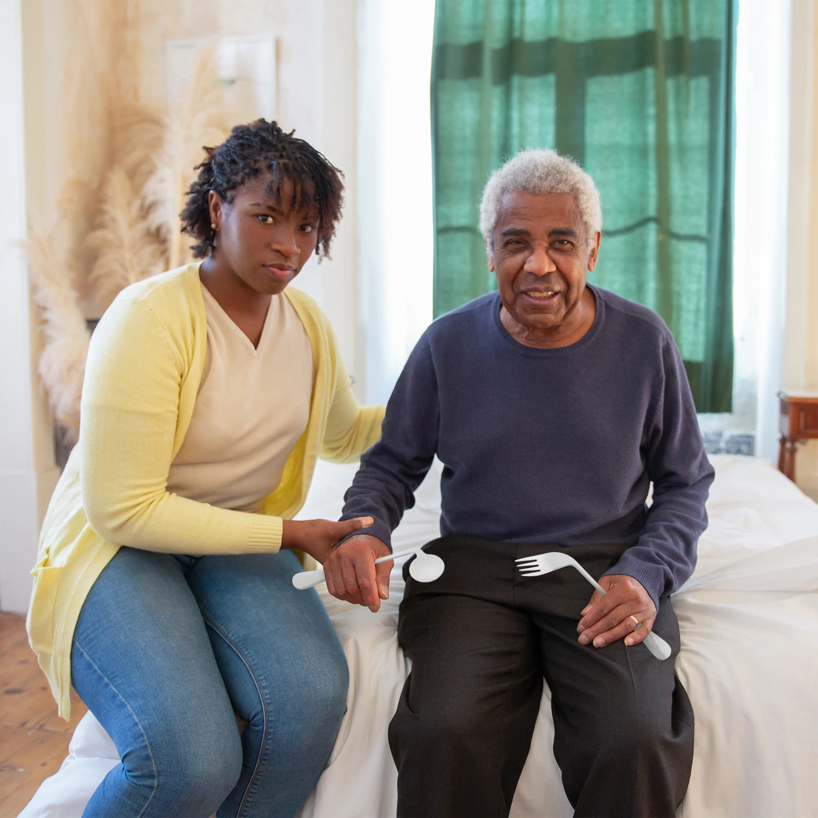 1Set Angled Eating Fork Spoon Stainless Steel Assist Tableware Lightweight Ergonomic Design for Disabled Elderly Rehabilitation
1Set Angled Eating Fork Spoon Stainless Steel Assist Tableware Lightweight Ergonomic Design for Disabled Elderly Rehabilitation