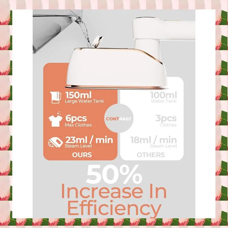 A57I Portable Travel Steamer, 1200W Handheld Fabric Steamer For Clothes, 4 Modes With LCD Display, Wrinkle Remover EU Plug
A57I Portable Travel Steamer, 1200W Handheld Fabric Steamer For Clothes, 4 Modes With LCD Display, Wrinkle Remover EU Plug