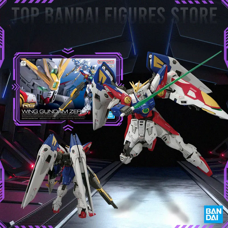 Bandai Genuine Gundam WING GUNDAM ZERO RG 1/144 In Stock Original Anime Action Fighter Assembly Models Collection Birthday Gift
Bandai Genuine Gundam WING GUNDAM ZERO RG 1/144 In Stock Original Anime Action Fighter Assembly Models Collection Birthday Gift