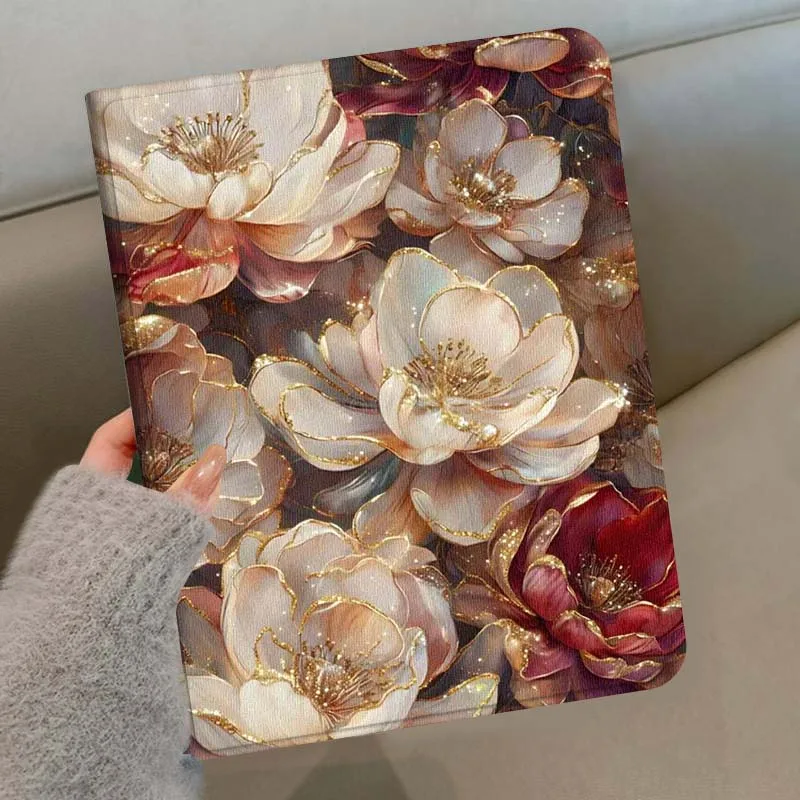 Golden Beige Red Flowers Soft For Samsung Galaxy Tab S11 S10 S9 S8 S7 S6 A9 A8 A11 Lite FE Plus Pen Tray Tablet Case
Golden Beige Red Flowers Soft For Samsung Galaxy Tab S11 S10 S9 S8 S7 S6 A9 A8 A11 Lite FE Plus Pen Tray Tablet Case