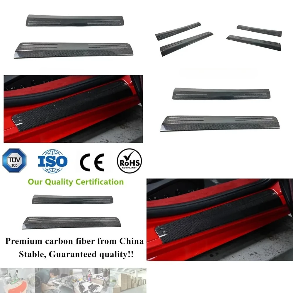 458 Italia Door Sills Dry Carbon Fiber Interiors Kits for Ferrari 458 Italia 2011-2016
458 Italia Door Sills Dry Carbon Fiber Interiors Kits for Ferrari 458 Italia 2011-2016