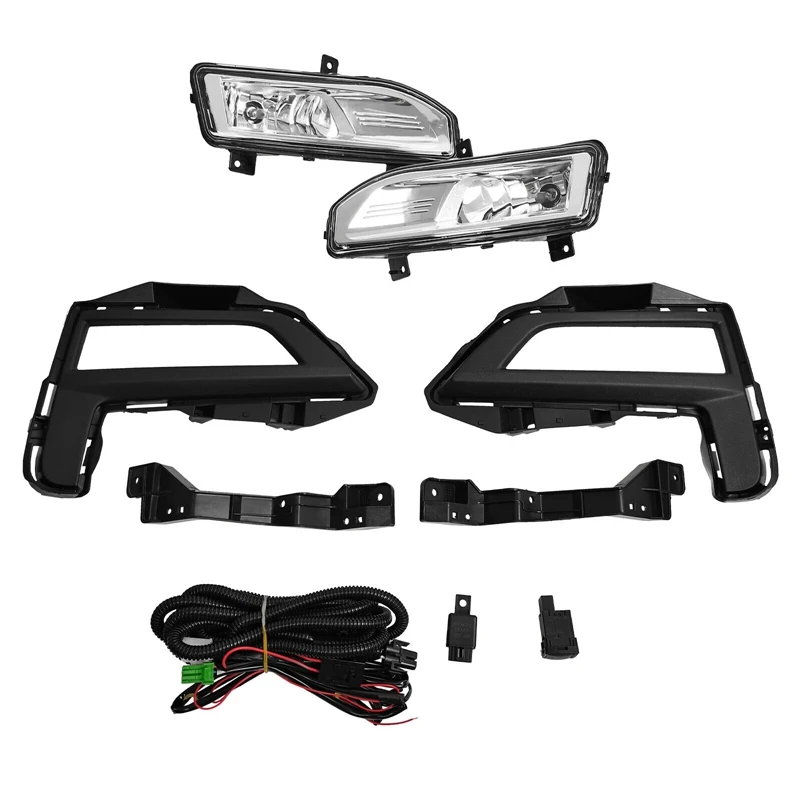 Front Bumper Fog Lights Lamps Set With Switch Relay Bezel Wires For Nissan Rogue X-Trail 2017-2020 269156FP0A 269106FP0A
Front Bumper Fog Lights Lamps Set With Switch Relay Bezel Wires For Nissan Rogue X-Trail 2017-2020 269156FP0A 269106FP0A