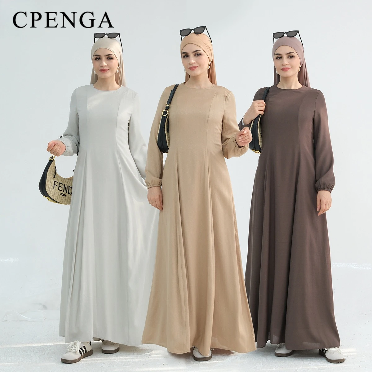 2026 Middle Eastern Muslim Modest Abaya for Women Elegant Dubai Back-tie Dress Islamic Holiday Outfit Pian Turkey Kaftan Robe
2026 Middle Eastern Muslim Modest Abaya for Women Elegant Dubai Back-tie Dress Islamic Holiday Outfit Pian Turkey Kaftan Robe