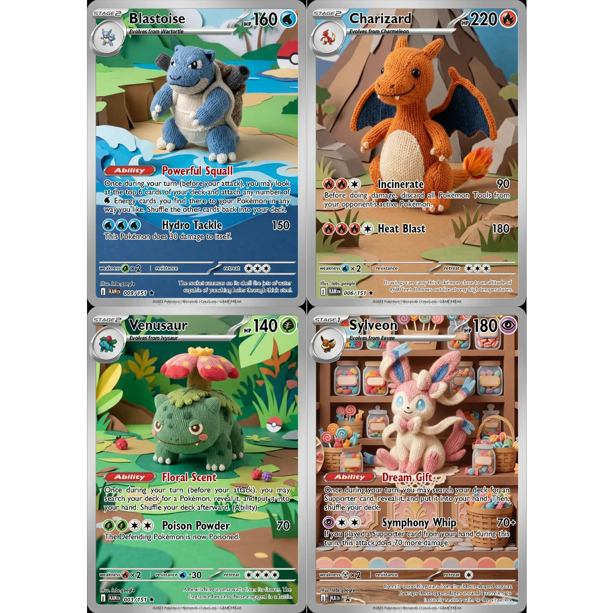 Diy Ptcg Charizard Venusaur Blastoise Sylveon Pokemon Card Anime Collection Cards Gift Toys
Diy Ptcg Charizard Venusaur Blastoise Sylveon Pokemon Card Anime Collection Cards Gift Toys
