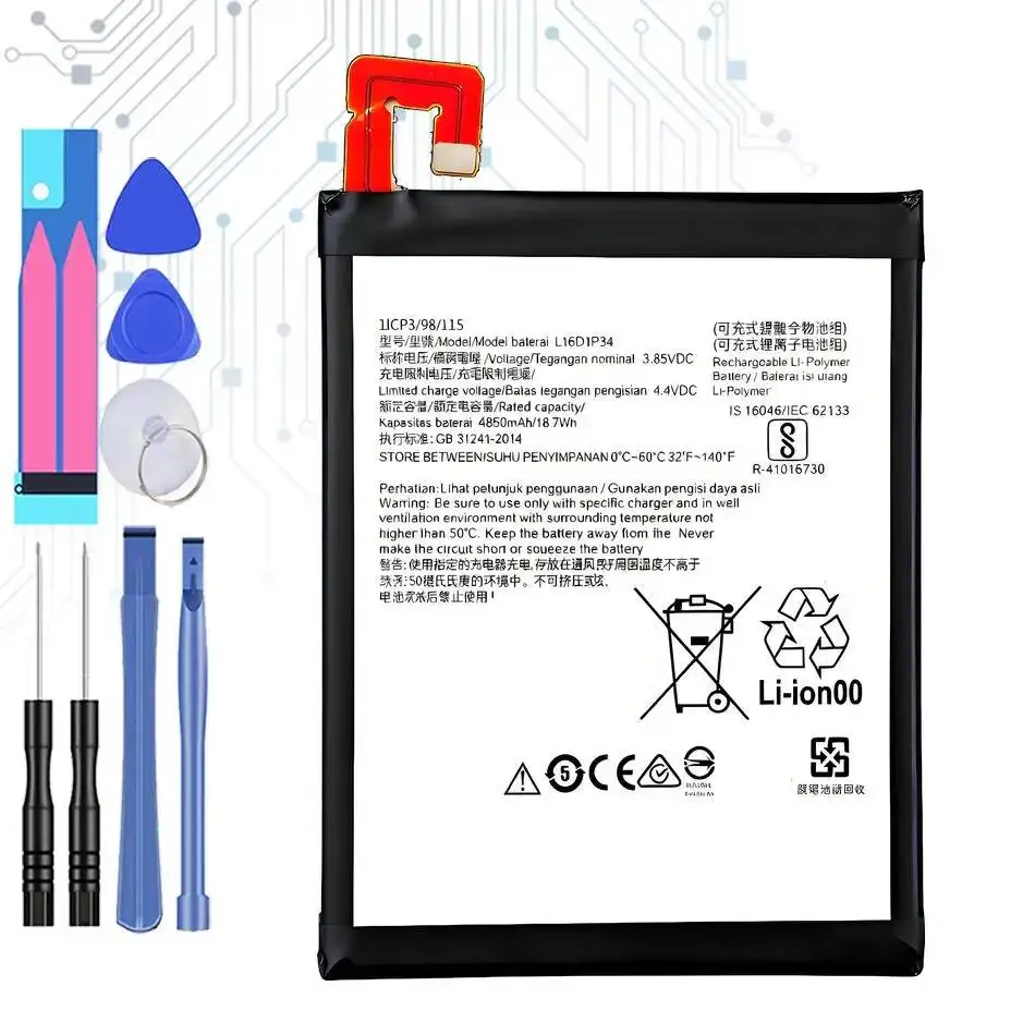 Stable Tablet Battery For Launch X431 Pro S Pros L16D1P34 4850Mah Good Low-Temperature Performance
Stable Tablet Battery For Launch X431 Pro S Pros L16D1P34 4850Mah Good Low-Temperature Performance