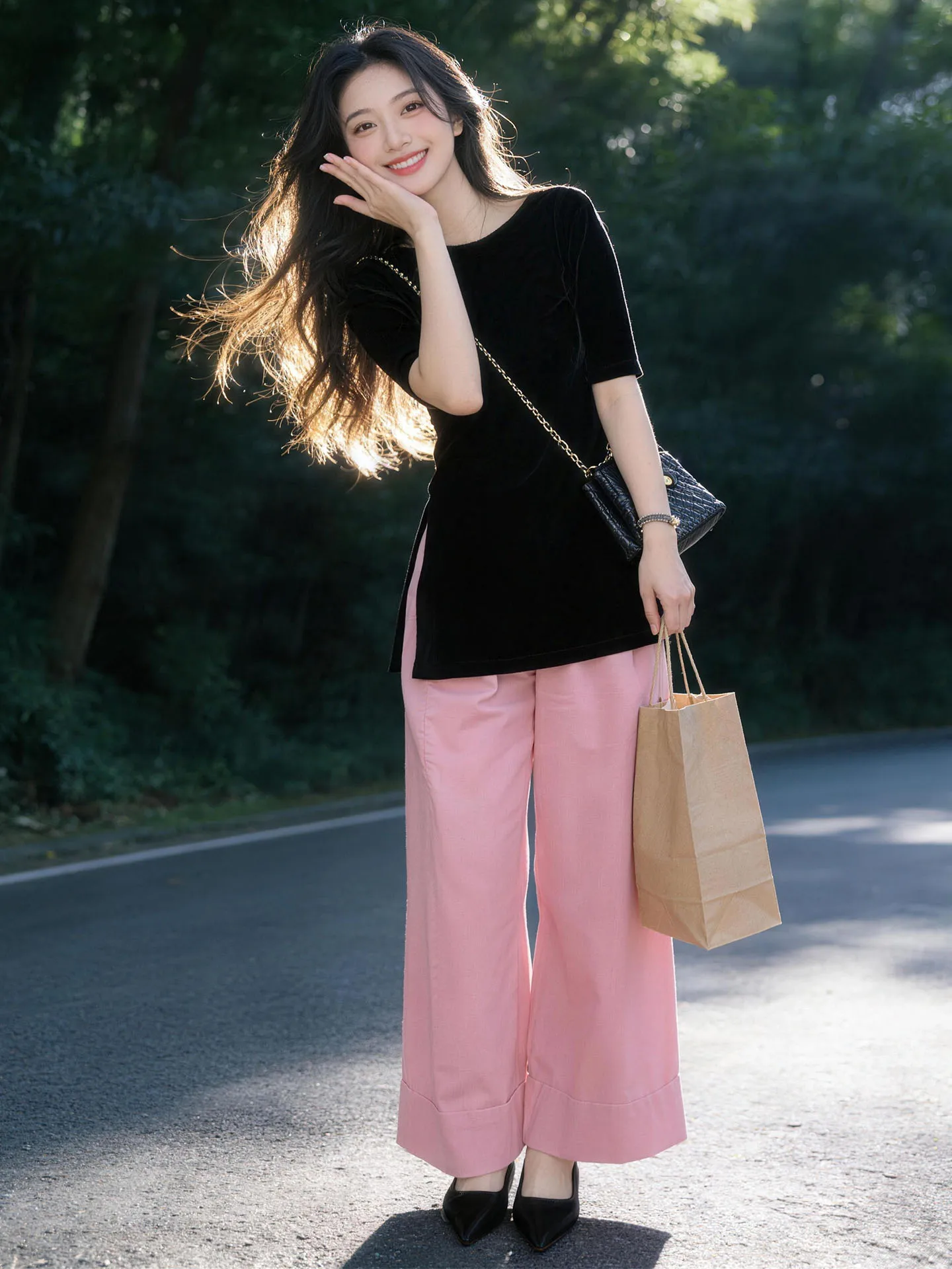 High-End Unique Summer Loose Feel Wide Leg Pants T-Shirt Set Casual Mid-Sleeve Women's Fashion Ensemble Non-Repeating Style
High-End Unique Summer Loose Feel Wide Leg Pants T-Shirt Set Casual Mid-Sleeve Women's Fashion Ensemble Non-Repeating Style