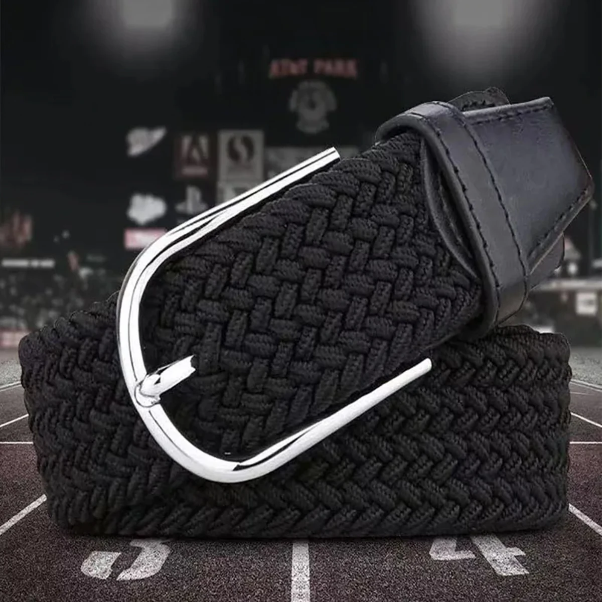 New Breathable Elastic Waist Belt Men And Women With The Same Casual Woven Belt Basic Models Pin Buckle Trouser Belt
New Breathable Elastic Waist Belt Men And Women With The Same Casual Woven Belt Basic Models Pin Buckle Trouser Belt