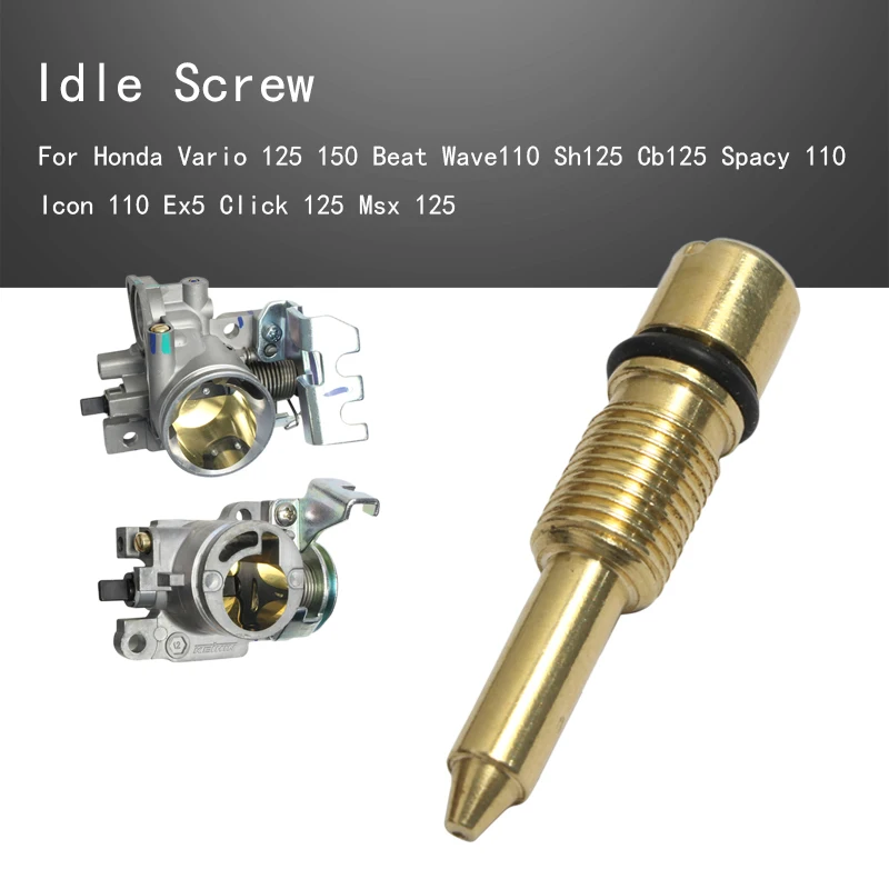Throttle Body Idle Adjustment Screw Set For Honda Vario125 150 Beat Wave110 Sh125 Cb125 Spacy 110 Icon 110 Ex5 Click 125 Msx 125
Throttle Body Idle Adjustment Screw Set For Honda Vario125 150 Beat Wave110 Sh125 Cb125 Spacy 110 Icon 110 Ex5 Click 125 Msx 125