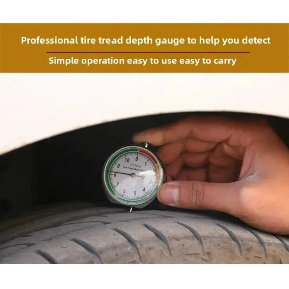 Tire Tread Depth Gauge Car Tire Tread Meter Measurer High Accuracy Tyre Measure Tool Brake With Storage Bag Auto Accessories
Tire Tread Depth Gauge Car Tire Tread Meter Measurer High Accuracy Tyre Measure Tool Brake With Storage Bag Auto Accessories