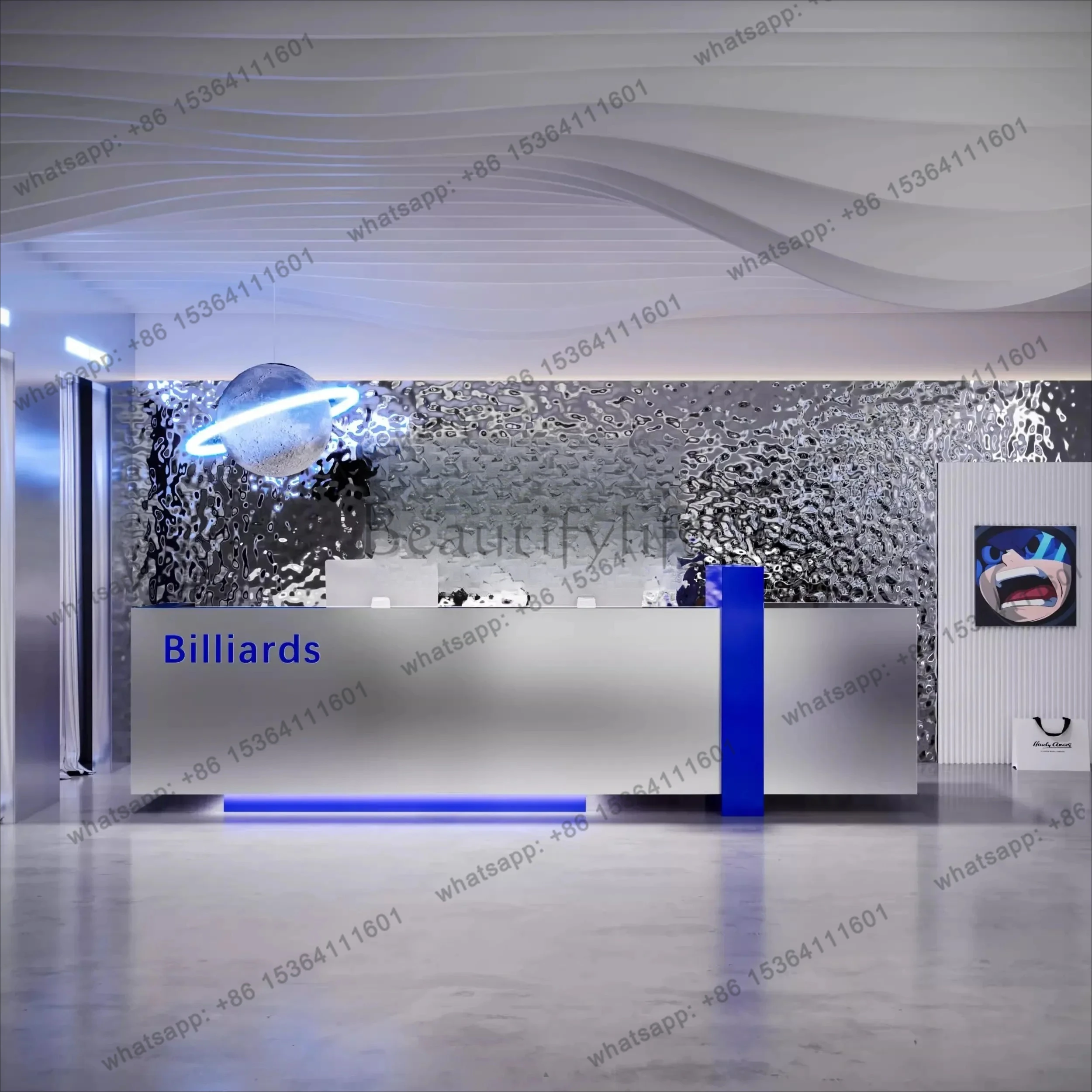 Modern and simple, company reception desk Hotel bar Billiards hall checkout page Clothing store Beauty salon counter
Modern and simple, company reception desk Hotel bar Billiards hall checkout page Clothing store Beauty salon counter