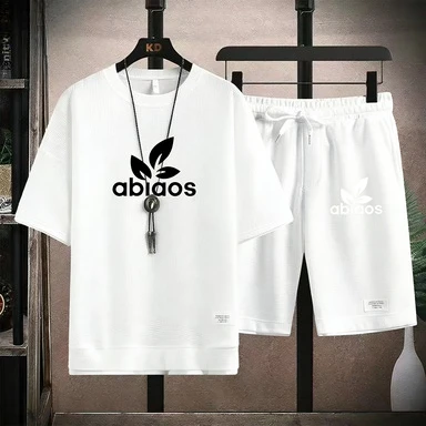 Athletic Style Waffle Knit Set Men abiaos Leaf Graphic Short Sleeve Tshirt And Shorts Suit Summer Fashion Outfit 2026
Athletic Style Waffle Knit Set Men abiaos Leaf Graphic Short Sleeve Tshirt And Shorts Suit Summer Fashion Outfit 2026