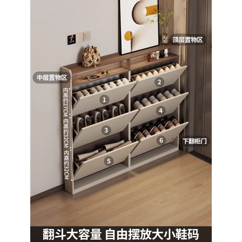 Italian minimalist ultra-thin shoe cabinet 15cm small apartment at the door of the household, new indoor entry extremely narrow
Italian minimalist ultra-thin shoe cabinet 15cm small apartment at the door of the household, new indoor entry extremely narrow