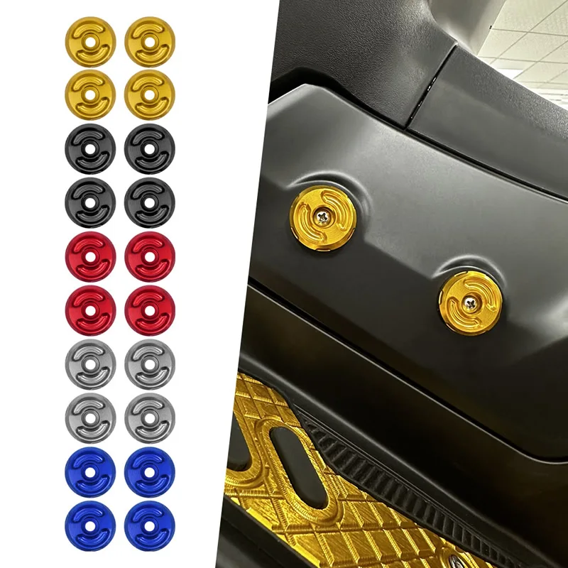 4 Pcs CNC Aluminum Motorcycle Casing Decorative Screw Cap For Yamaha NMAX 125 150 155 V3 2025-2026
4 Pcs CNC Aluminum Motorcycle Casing Decorative Screw Cap For Yamaha NMAX 125 150 155 V3 2025-2026