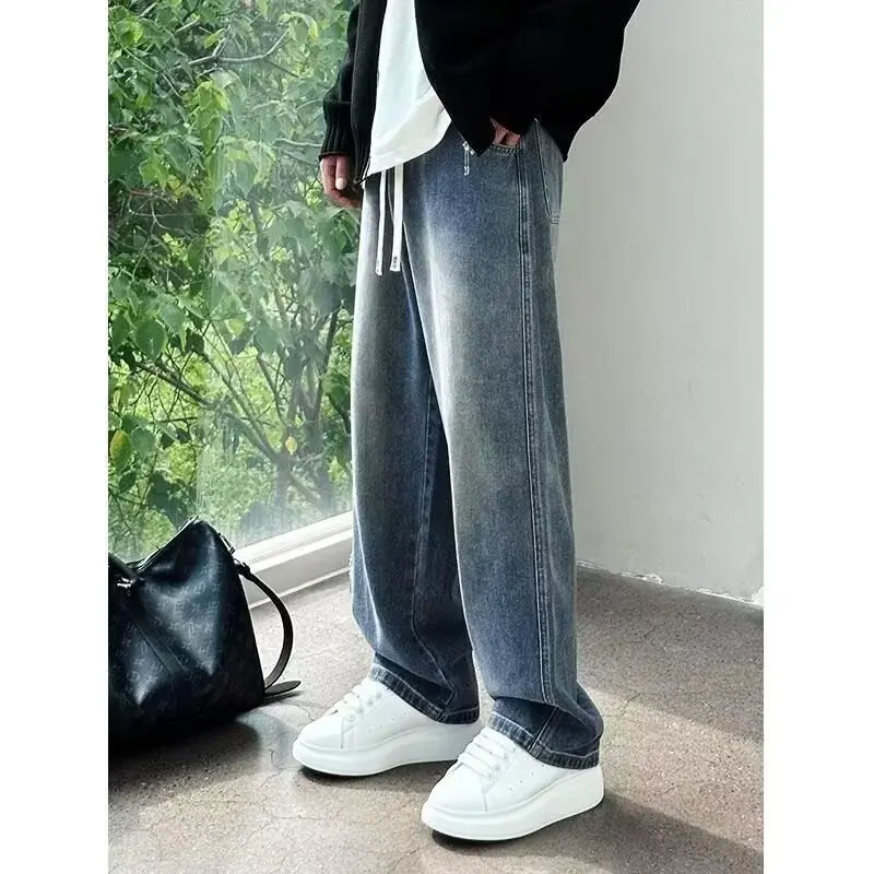 Jeans Spring Summer Straight Loose High Street American Style Men's Trousers Vintage Distressed Casual Long Pants
Jeans Spring Summer Straight Loose High Street American Style Men's Trousers Vintage Distressed Casual Long Pants