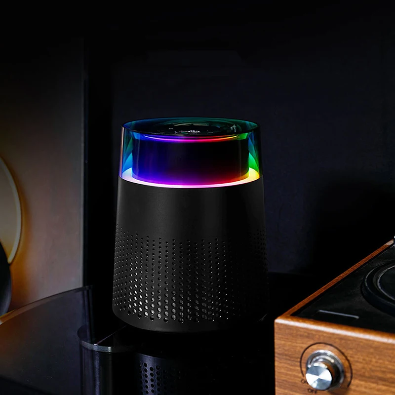 Портативный очиститель воздуха с RGB-подсветкой, USB-очиститель воздуха для дома, удаления пыли, пыльцы, дыма и запаха
Портативный очиститель воздуха с RGB-подсветкой, USB-очиститель воздуха для дома, удаления пыли, пыльцы, дыма и запаха